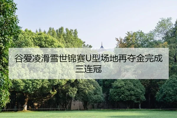 谷爱凌滑雪世锦赛U型场地再夺金完成三连冠